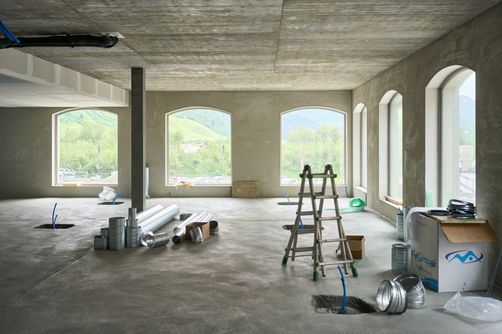 Shell and core before fit-out